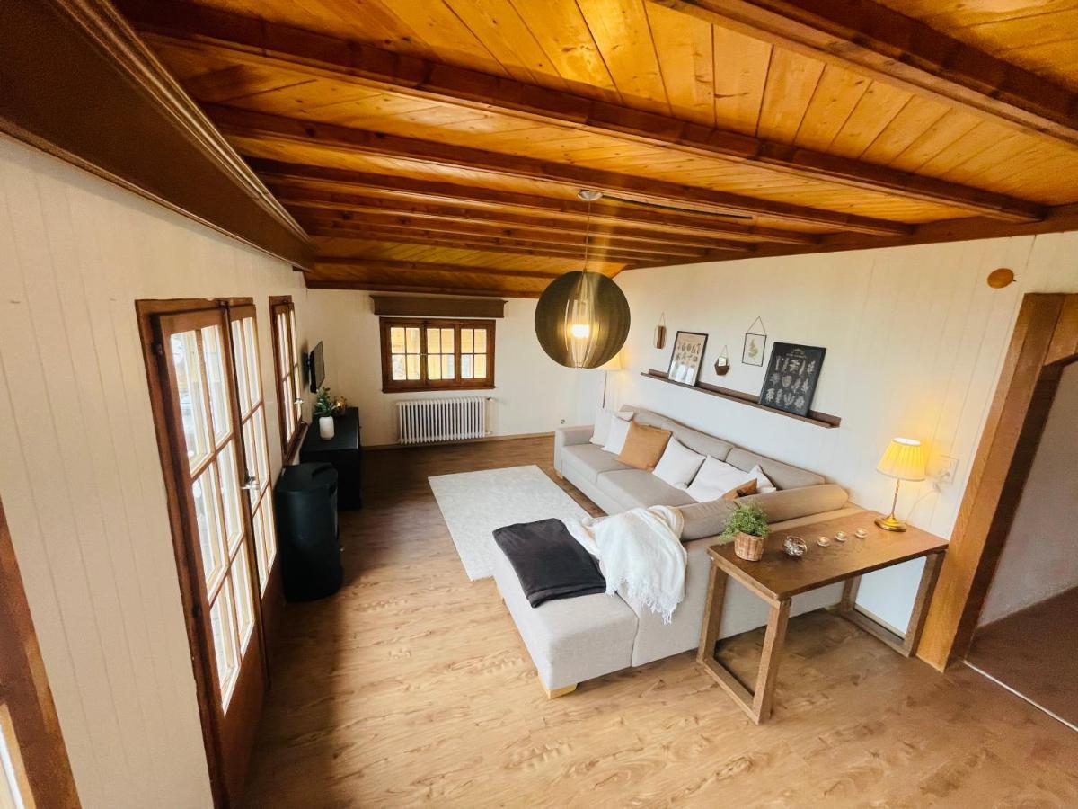 Chalet 4 Personnes Avec Sauna Leysin Ngoại thất bức ảnh