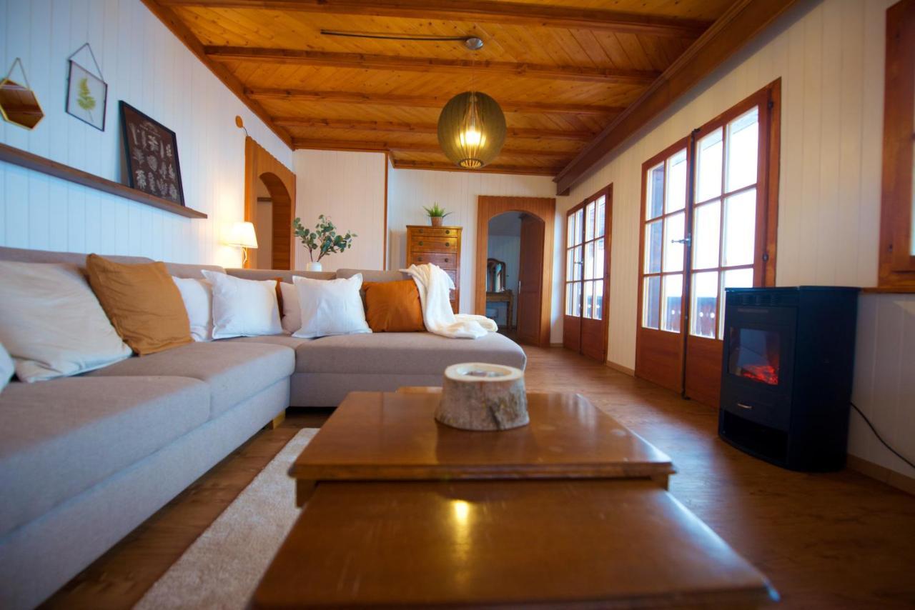 Chalet 4 Personnes Avec Sauna Leysin Ngoại thất bức ảnh