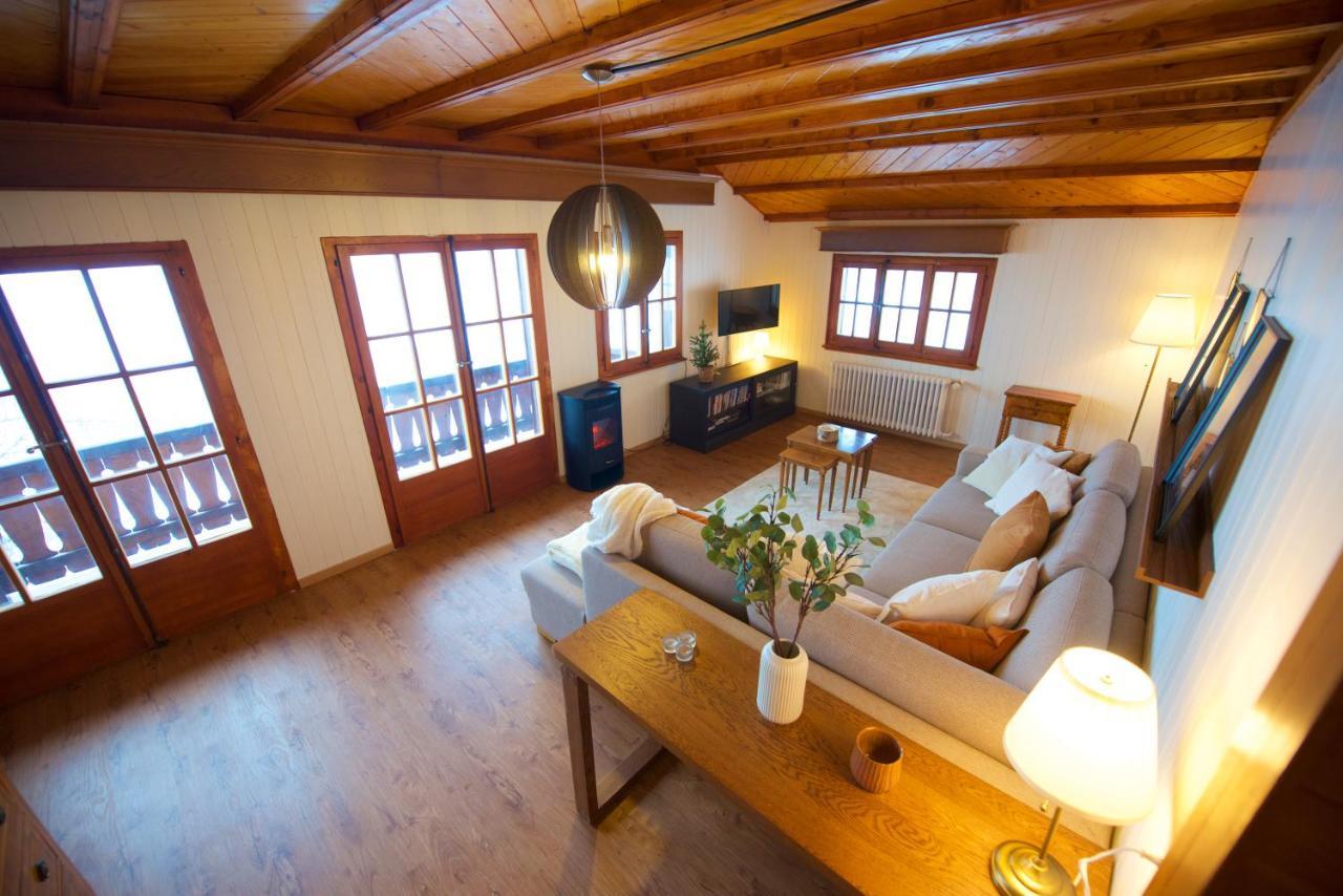Chalet 4 Personnes Avec Sauna Leysin Ngoại thất bức ảnh