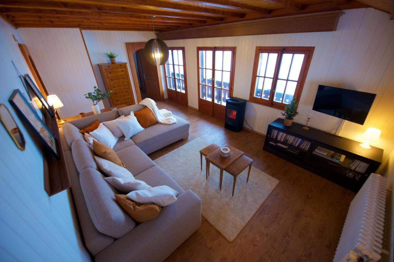 Chalet 4 Personnes Avec Sauna Leysin Ngoại thất bức ảnh